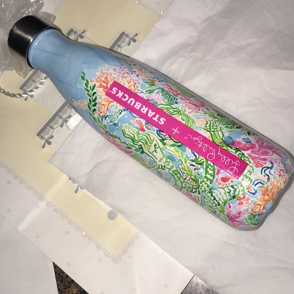 Starbucks Lilly Pulitzer Swell bottle mermaid